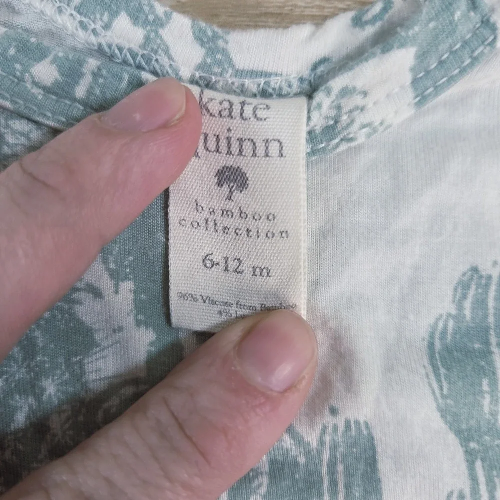 Kate Quinn & Milkbarn Baby Bamboo Bundle 6–12M‎ Cactus Floral Dogs
